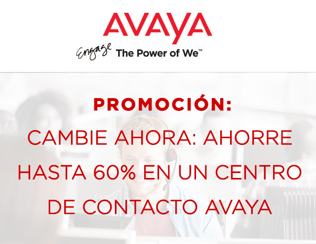 Switch Now: Save up to 60% on an Avaya Contact Center
